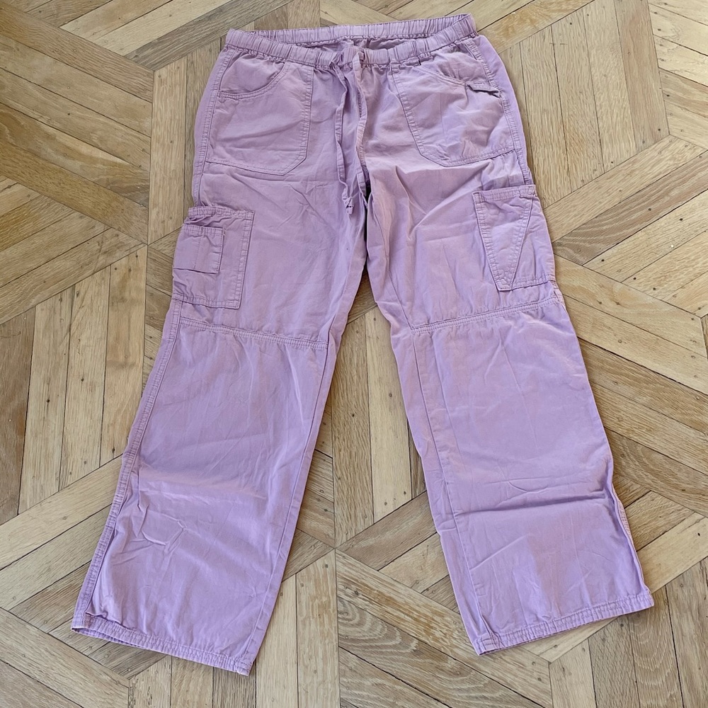 Brandy Melville Lavender Cargo Pants *Flawed*